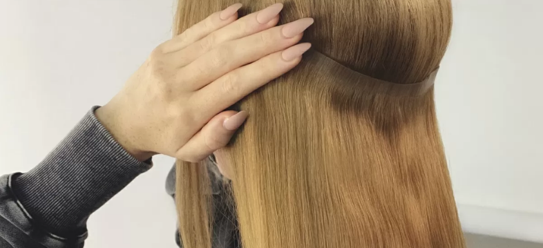 One piece u clip top in extensions human hair
