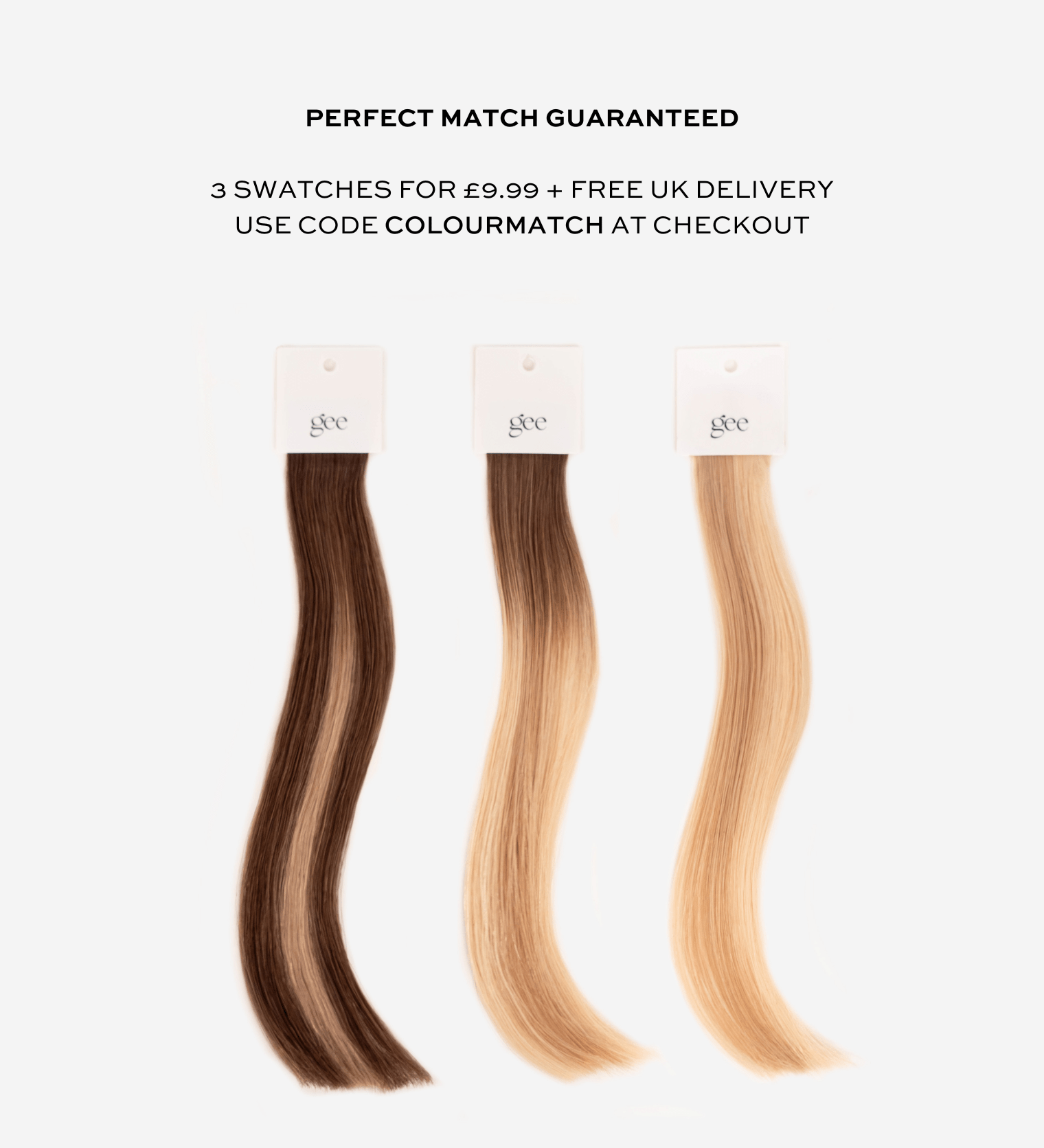 HAIR EXTENSION SWATCHES - gee