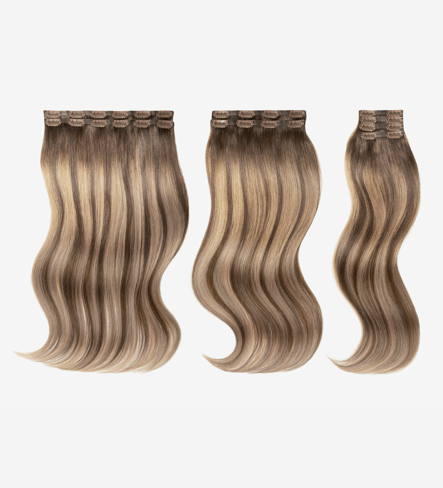 'SOUL M8' Full Head Clip In Hair Extensions - gee