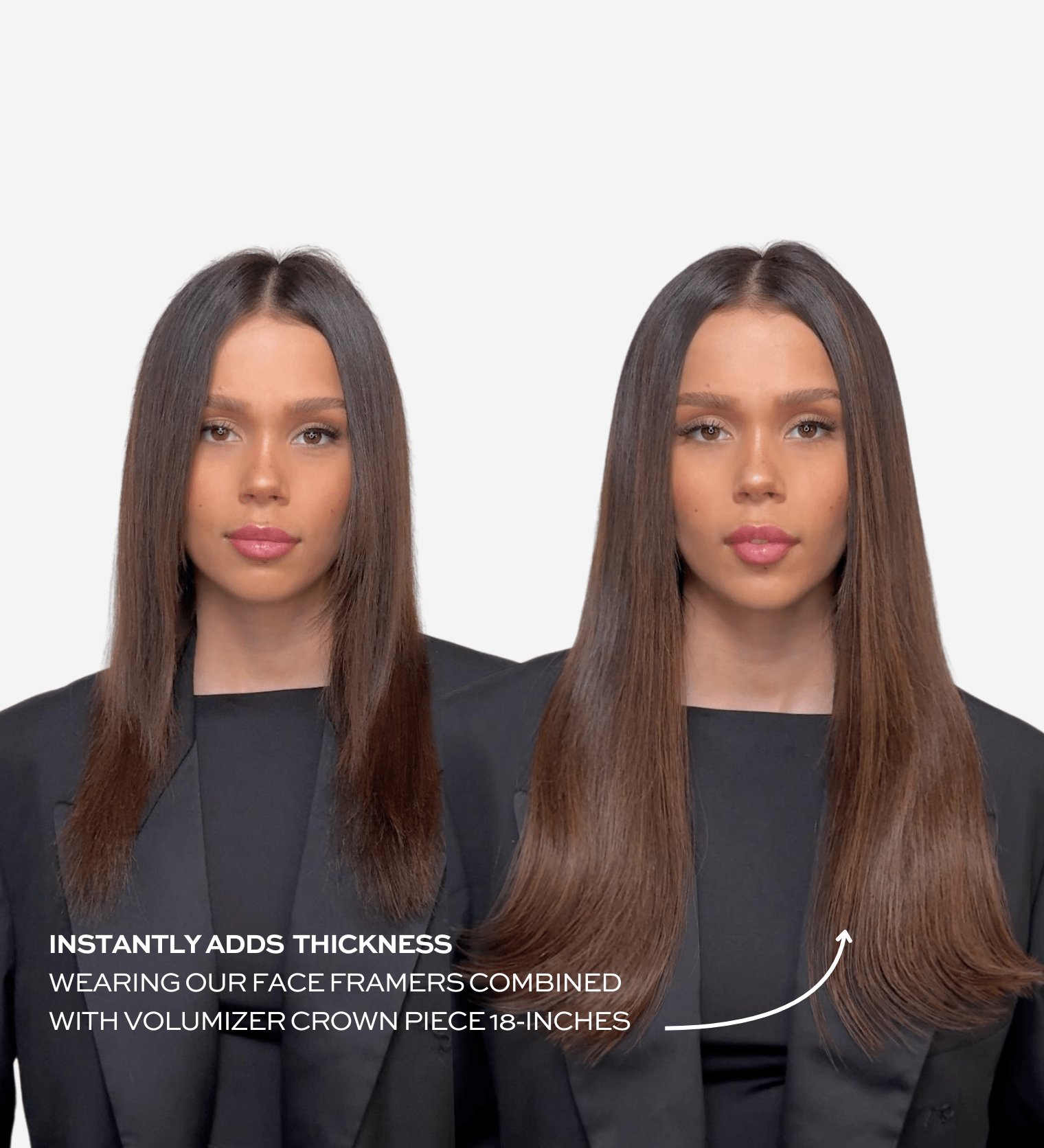 'Volumizer' Crown Clip In Hair Piece - gee