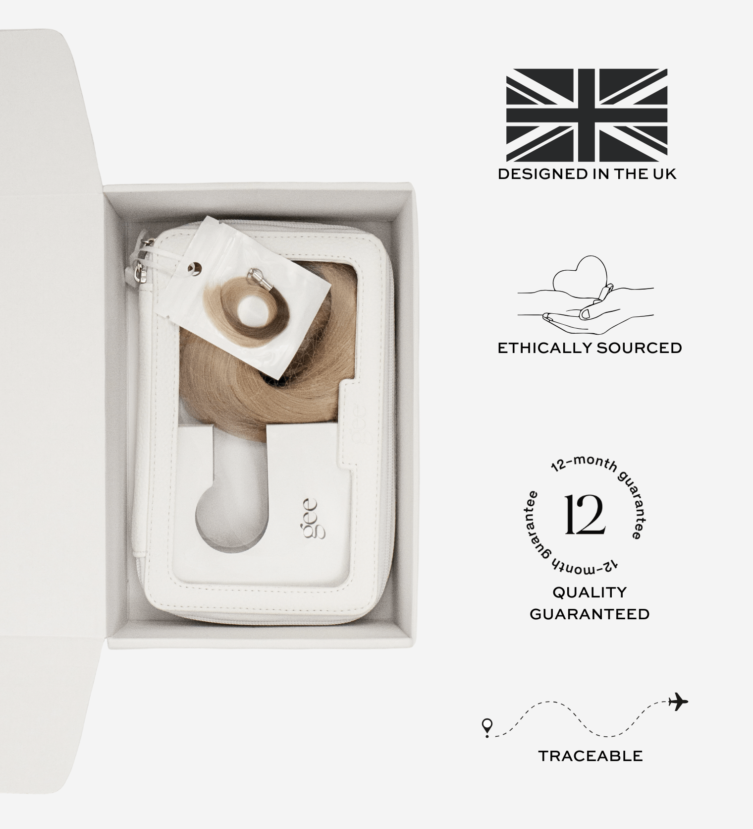'Volumizer' One Piece Clip In Hair Extension - gee
