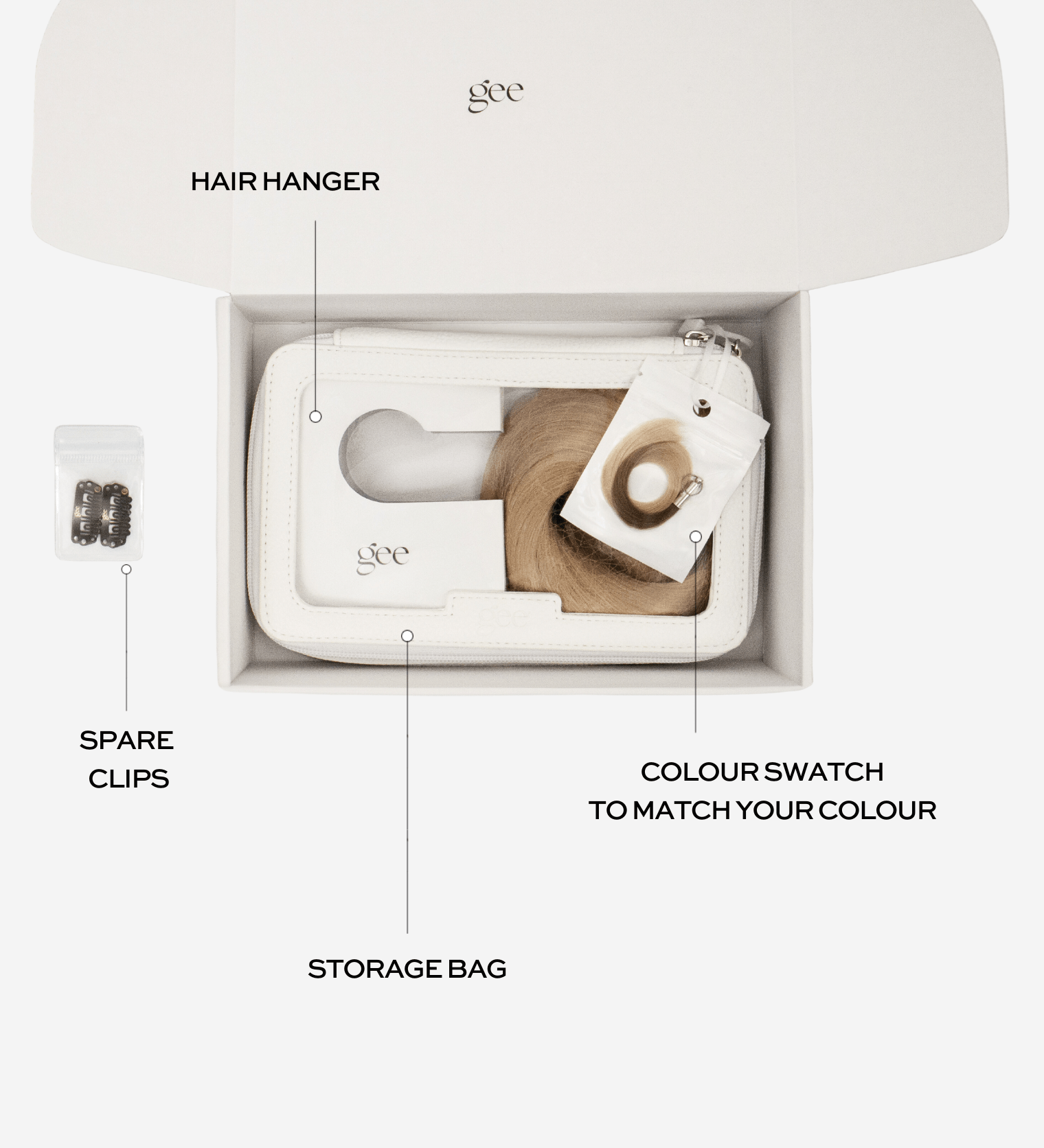 &#39;BABY FRAMERS&#39;® Clip In Face Framing Layers - gee