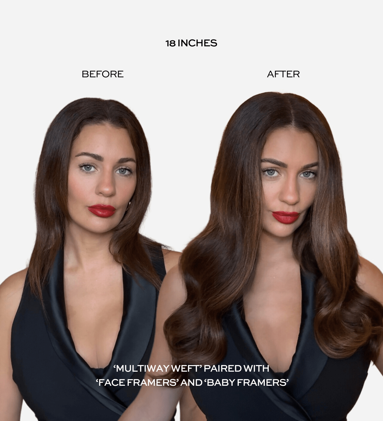 &#39;MULTIWAY WEFT&#39; Halo Hair Extensions