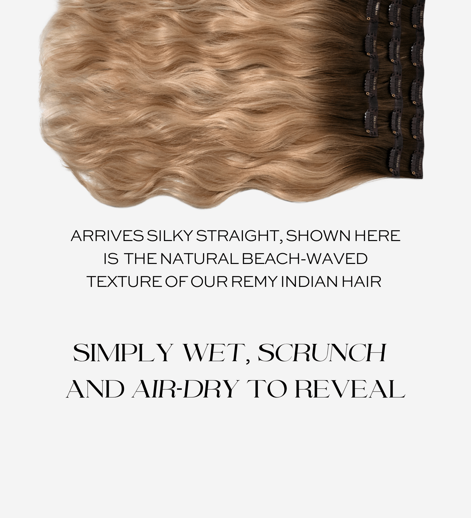 &#39;MULTIWAY WEFT&#39; Halo Hair Extensions